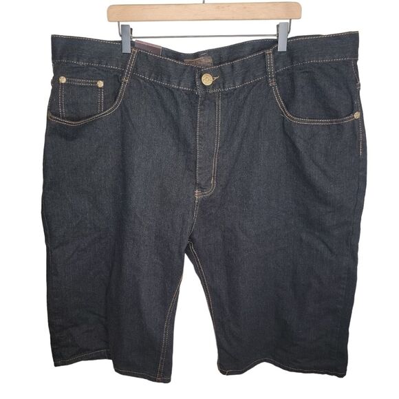 Jean Station Nwt Men's dark wash denim jean shorts size 48 - Picture 1 of 4